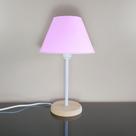 Abajur Infantil Momy Menina Luminária para Quarto de Bebê Cor Rosa
