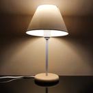 Abajur Infantil Momy Menina Menino Luminária para Quarto de Bebê Cor Branco