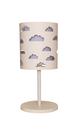 Abajur infantil nuvens duplo branco -base br 20x41