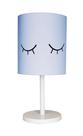 Abajur Infantil Olhinho Base Branca Cúpula 20x43 Azul Abajur Infantil Olhinho Base Branca Cúpula 20x43 Azul
