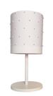 Abajur Infantil Pérolas - Base branca 20X41 branco