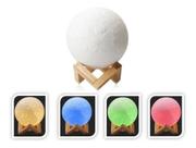 Abajur Luminária 3d De Mesa Lua 5 Cores Touch decoração Abajur Luminária 3d De Mesa Lua 5 Cores Touch decoração