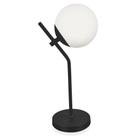 Abajur Luminária De Mesa Aro Jabuticaba Globo Orby Preto