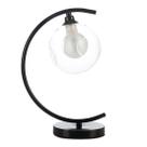Abajur Luminária De Mesa Aro Lua Harmony Base Redonda Branco