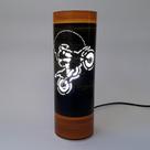 Abajur Luminária de mesa Infantil Moto Cross