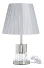 Abajur Luminária De Mesa LED Bivolt Quarto Sala Escritório Base Cristal