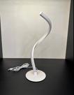 Abajur Luminária de mesa onda branco Led 3.000k bivolt cabo entrada USB - Studioluce