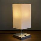 Abajur luminária de Mesa Quadrado de alumínio Com Interruptor Com Cúpula Ref 49 Abajur luminária de Mesa Quadrado de alumínio Com Interruptor Com Cúpula Ref 49