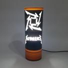 Abajur luminária de mesa Rock Metallica Abajur luminária de mesa Rock Metallica