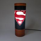 Abajur Luminária de mesa Super Heróis SuperMan