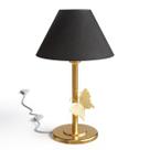 Abajur Luminária Em Ferro Borboleta Decoração Casa dourado