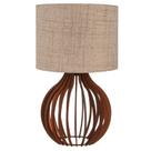 Abajur Luminária Em Mdf Bivolt Criado Mesa Quarto Sala