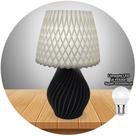 Abajur Luminária Espiral De Mesa Quarto Moderno C/ Lâmpada