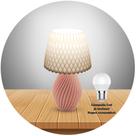 Abajur Luminária Espiral De Mesa Quarto Moderno C/ Lâmpada