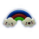 Abajur Luminaria Infantil Tomada Led Bivolt Arco iris
