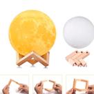 Abajur Luminária Lua Cheia 3D Umidificador e Difusor de Aroma Elegante