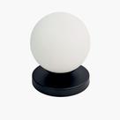 Abajur luminária mesa canto cabeceiras quarto bolinha globo fosca leitoso opalino