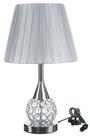 Abajur Luminária Quarto Sala Cristal Base Luz Abajur Luminária Quarto Sala Cristal Base Luz