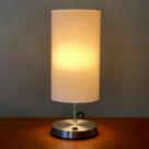 Abajur Luminárias De Mesa Clássico Redondo Com Interruptor Bivolt Com Cúpula Para Sala, Quarto, Cabeceira Cama, Escritório