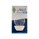 Abajur luz noturna led concha 127v 8656 brasfort