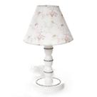 Abajur Madeira Strass 2 Quarto Bebê Infantil Menina
