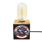 Abajur Mini Cubo Wood FULL THROTTLE Ellume