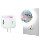 Abajur Noturno Disney Lilo & Stitch com Carregamento USB e Toque LED