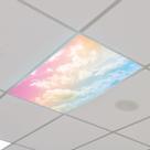 Abajur Outus 60x120 cm, capa de luz fluorescente magnética, 8 unidades Abajur Outus 60x120 cm, capa de luz fluorescente magnética, 8 unidades