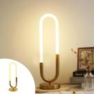 abajur para escritório de led moderno tipo lua