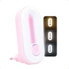 Abajur Quarto Luminária Led De Tomada mesa de cabeceira De Parede