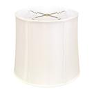Abajur Royal Designs Basic Drum branco 33x35x35cm