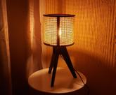 Abajur Tripé Rustico Mesa Sala Quarto Decoração Iluminação Abajur Tripé Rustico Mesa Sala Quarto Decoração Iluminação