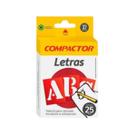 Abc plastico 25 mm - para cartazes e artesanato - compactor