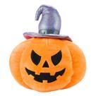 Abóbora Chapéu Roxo Halloween 26cm - Pelúcia