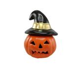 Abobora Com Chapéu - Decoração Mesa de Festa de Halloween