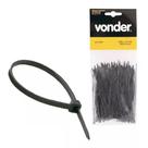 Abrac nylon 100x2,5 preta cj c/100 vond