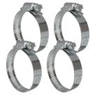 Abraçadeira Aço Galvanizado Rosca Sem Fim 51X64 - 14MM - 4 UND Borrachas Londrina