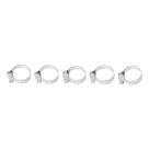 Abracadeira de aco galvanizado, com rosca sem fim, 13-23mm, 5pcs // sparta