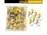 Abraçadeira de aço inox 10x16 mm america borboleta pacote c/ 100 pcs startools ar0261 Abraçadeira de aço inox 10x16 mm america borboleta pacote c/ 100 pcs startools ar0261