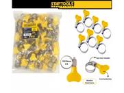 Abraçadeira de aço inox 13x19 mm america borboleta pacote c/ 100 pcs Abraçadeira de aço inox 13x19 mm america borboleta pacote c/ 100 pcs
