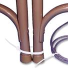 Abraçadeira de cabo Tatco TCO22100 Nylon resistente a adulterações 4 cm natural