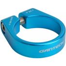 Abraçadeira de canote Gantech 36,4mm - Alumínio Azul