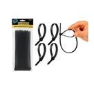 Abraçadeira de Nylon 30cm x 7,6mm com 50 Unidades Preta AR0567