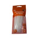 Abracadeira de nylon branca 2,5mm x 100mm pct/100 - fc fontes