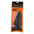 Abraçadeira de Nylon Foxlux Preta Alta Resistência para Cabos e Instalações Elétricas Pacote com 100 Unidades