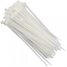 Abraçadeira De Nylon Para Lacre Branca 2.5mm x 100mm Cartela Com 100 Unidades TRX
