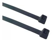 Abracadeira De Nylon Preta C/100 Un 3,6x300 Flex - 30 Cm