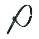 Abraçadeira de plástico com 28 Cm Cinta de Nylon - Fita Hellermann - 100 Unidades