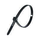 Abraçadeira Em Nylon 400mm X 4,8mm Preta 100 Unidades