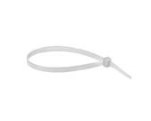 Abraçadeira em Nylon Branca 2,5mm x 100mm - Pacote com 100 Unidades